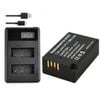 Rechargeable Battery + Dual Usb Charger For Canon | Lp-e17 1800mah