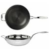 Stanley Rogers 32cm Try-ply Nonstick Matrix Wok S/steel Suits Induction