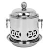 SOGA Stainless Steel Mini Asian Buffet Hot Pot Shabu Stove Burner with Lid