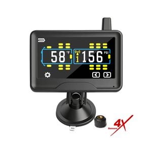 Touchscreen Truck Tpms With Low-pressure External 4x Sensors