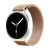Samsung Galaxy Watch 8 40mm/44mm/Classic 46mm Stainless Steel Magnetic Milanese Loop Watch Band Strap (Rose gold)