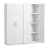 Artiss 2x Buffet Cabinet Sideboard Pantry Kitchen 180cm White