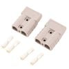 Click 50A Grey Connector with Terminals Set -2 pack