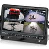 Elinz 7" DVR Splitscreen Monitor 12V 24V 4 AV Inputs - 7.0"