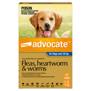 Advocate For Dogs XLarge Over 25kg - 3 Pack