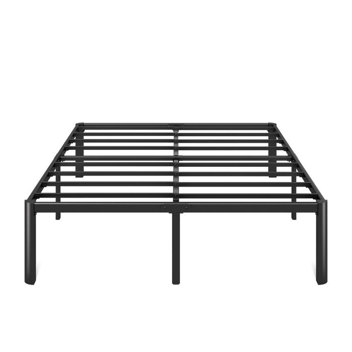 Zinus Queen Bed Frame Metal Base Steel Slats - Black