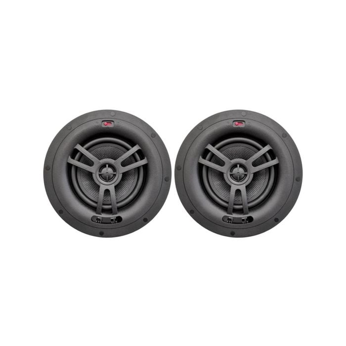OH6 6.5" Edgeless Ceiling Speakers Pr One Hander Ez Mount Shallow