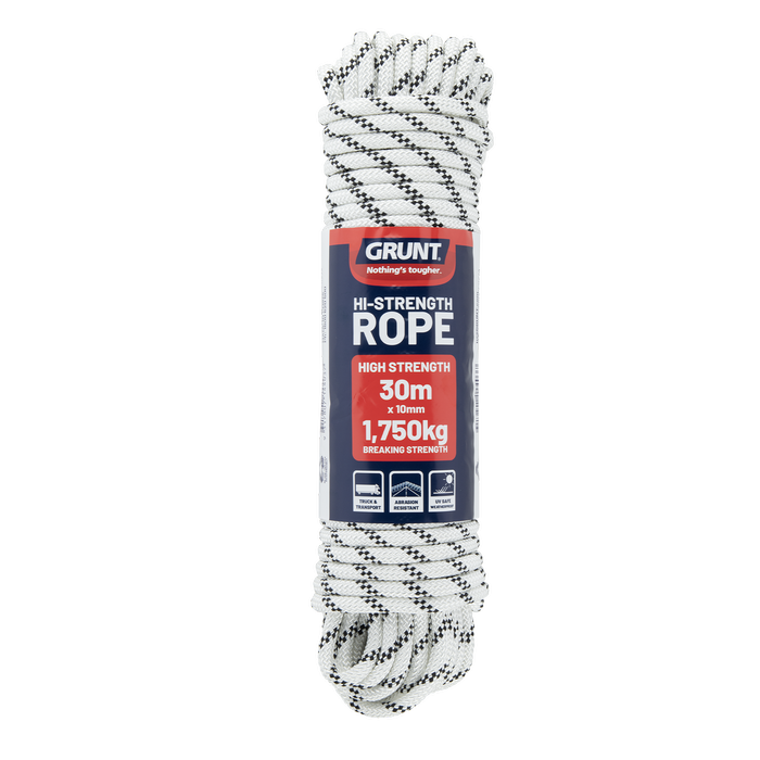 GRUNT 10mm x 30m High Strength Rope