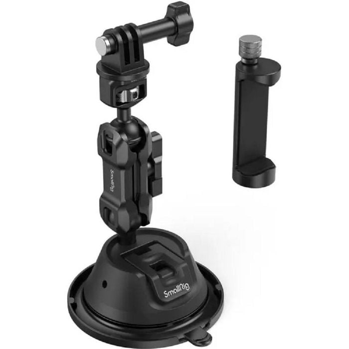 Smallrig Portable Suction Cup Mount Support Kit For Action Cameras/mobile Phones Sc-1k