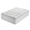 Giselle Bedding Double Mattress Topper 5cm Coral Fleece