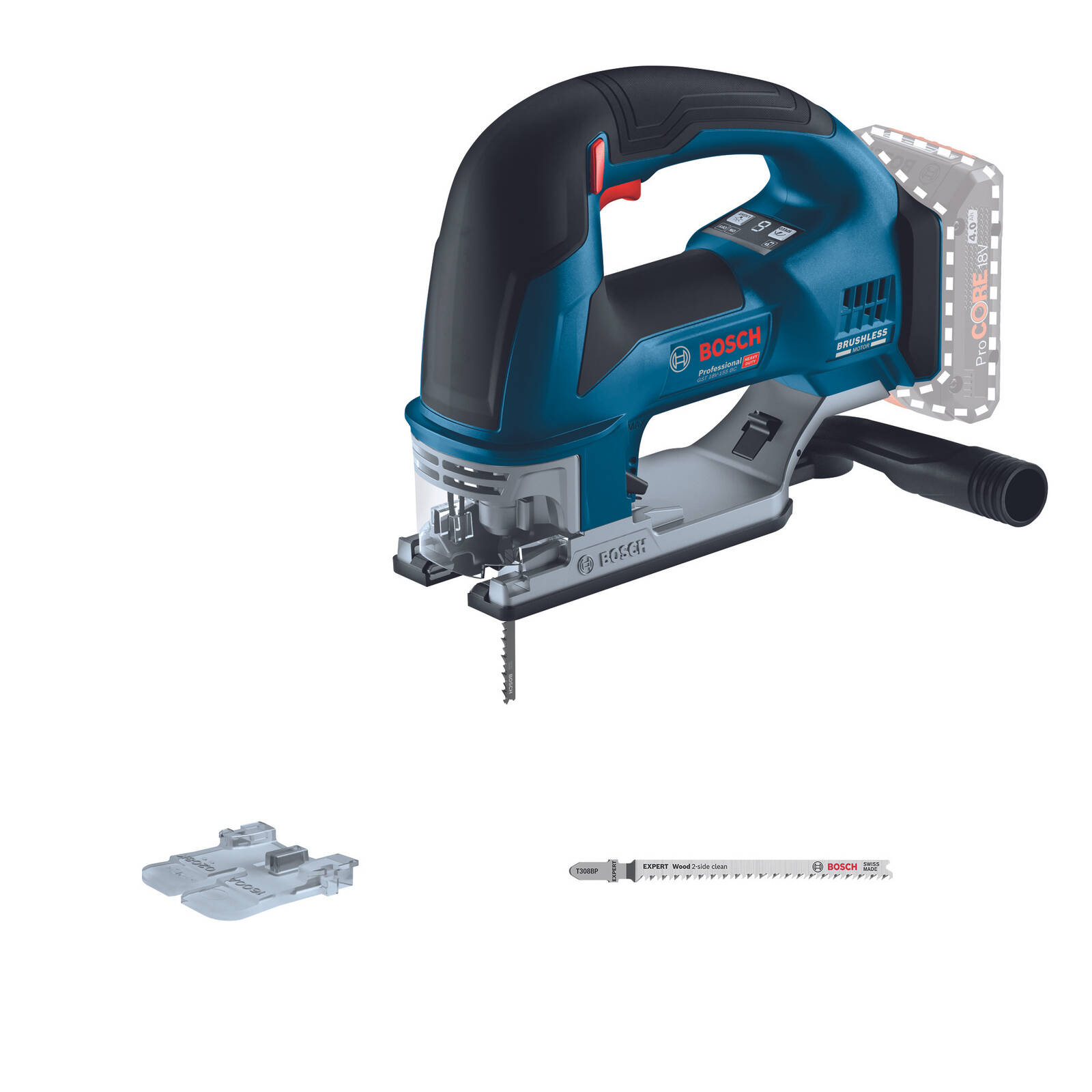 Bosch 18V Professional Precision Jigsaw 06015B1041 - Skin Only