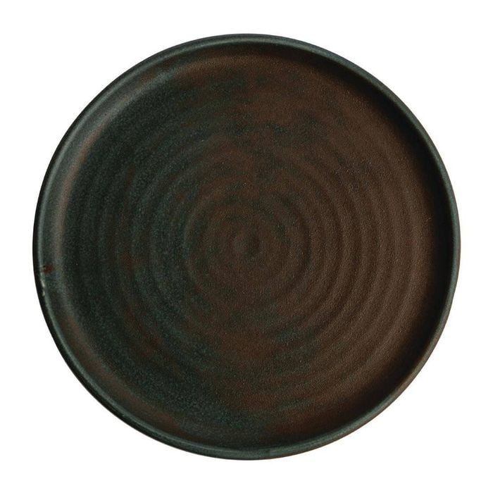 Olympia Round Plate Canvas Small Rim Green Verdigris 265mm 6 Pack