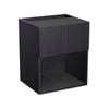 Kaboodle 600mm Licorice Twist Modern Wall Microwave Cabinet