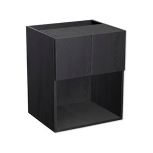 Kaboodle 600mm Licorice Twist Modern Wall Microwave Cabinet