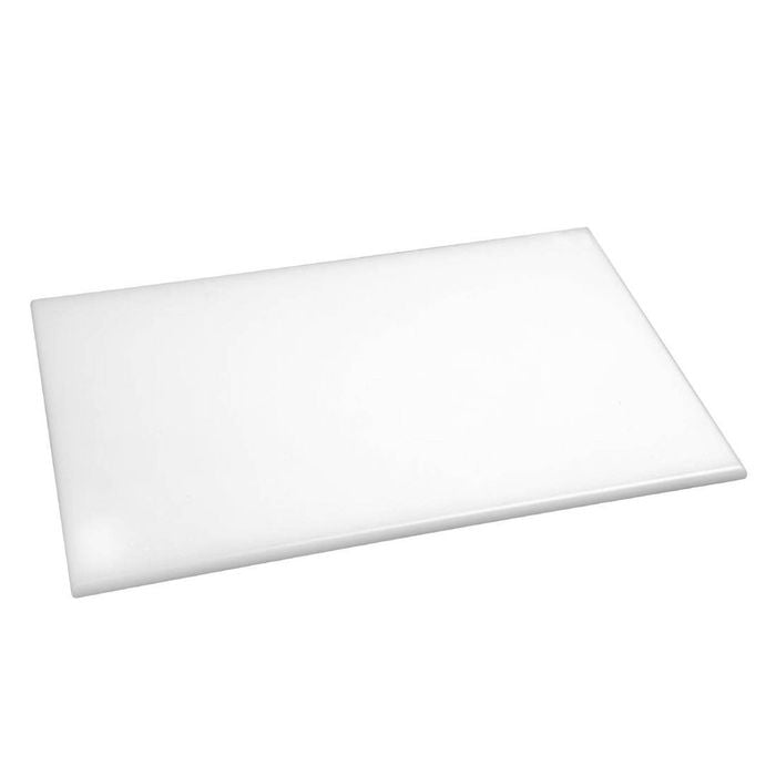 Hygiplas High Density Chopping Board White Hdpe Bakery And Dairy 450x300x12mm