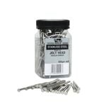 NZ Nails 100 x 4mm 500g 316 Stainless Steel Jolt Head Nail