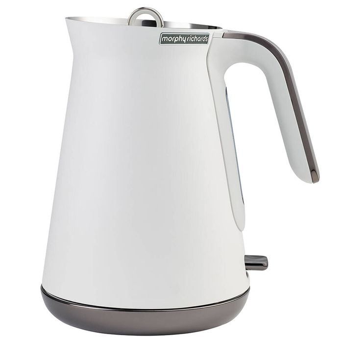 Morphy Richards 1.5L 2.2kW Aspect Cordless Kettle Stainless Steel - White