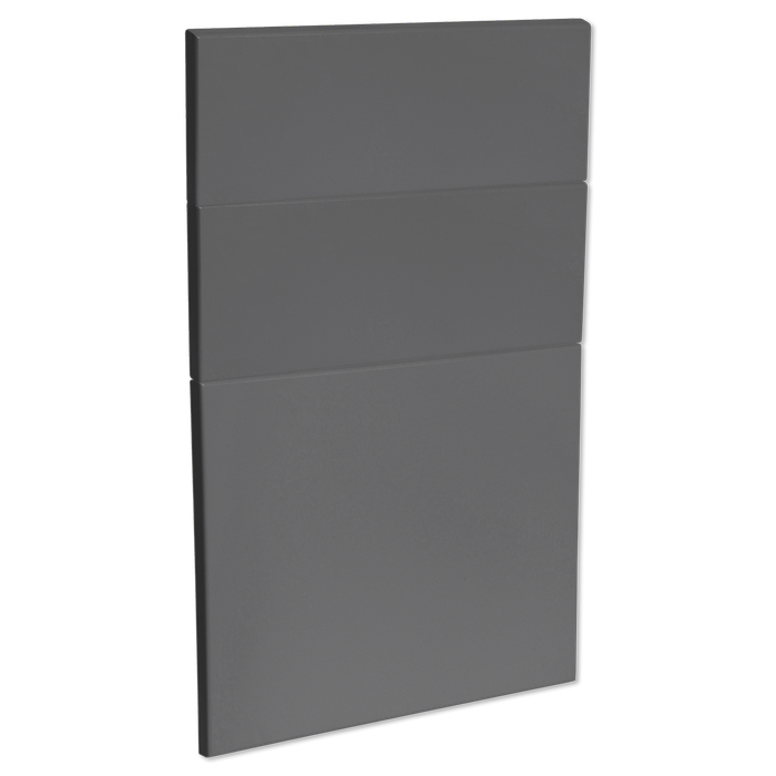Kaboodle 450mm Grey Fig Modern Drawer Panels - 3 Pack