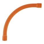 Deta 20mm Orange Conduit Fittings 90° Sweep Bend