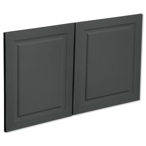 Kaboodle 1000mm Poppy Seed Heritage Fridge Cabinet Doors - 2 Pack