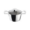 Bugatti Italy 18cm/ 1.5L Stainless Steel Casserole With Glass Lid