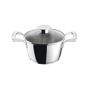 Bugatti Italy 18cm/ 1.5L Stainless Steel Casserole With Glass Lid