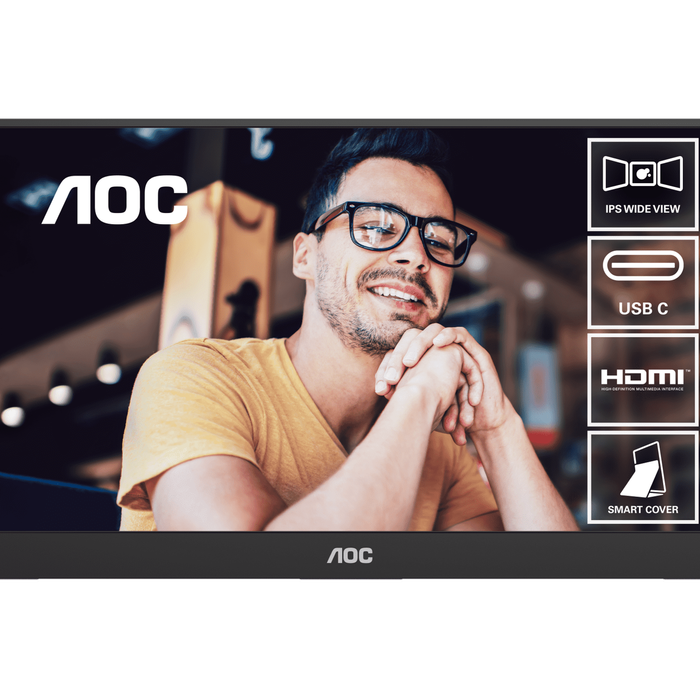 Aoc 16t20 15.6" Fhd 60hz 20ms Ips Monitor