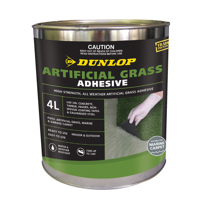 Dunlop 4L Artificial Grass Adhesive