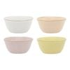 4pc Ecology Ottawa Stoneware Rice Bowls Pastel Colour Set 13.5x6cm