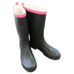 Troopers Womens Rubber Gumboots Size 6 Black