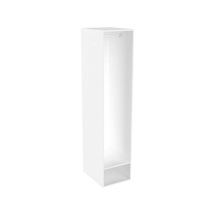 Lugna 2048 x 450 x 580mm White Single Hangrail Storage Cabinet