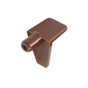 Hafele Brown Plastic Shelf Support - 24 Pack
