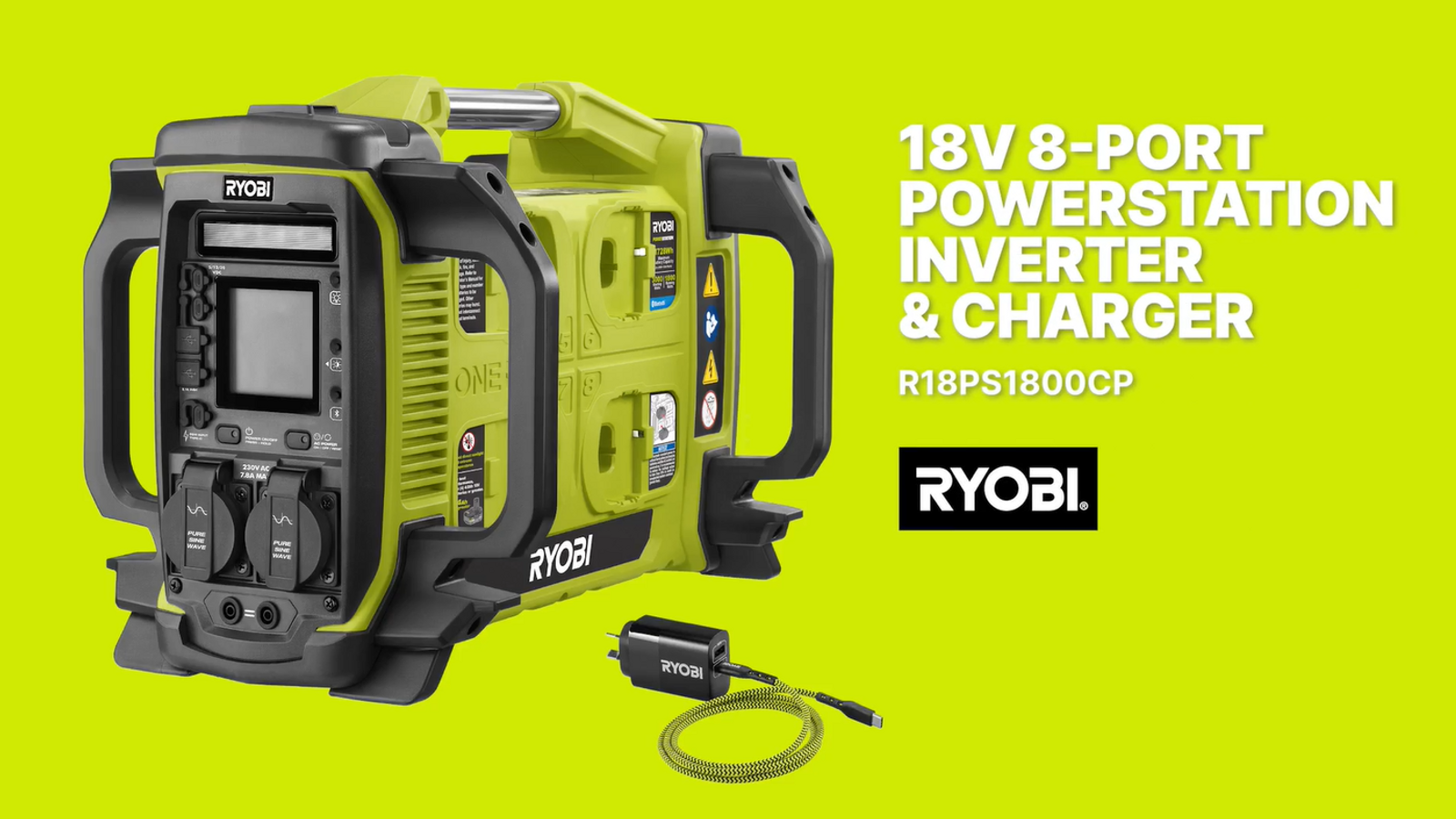 Ryobi 18V ONE+ 1800W Powerstation - Tool Only - Bunnings New Zealand