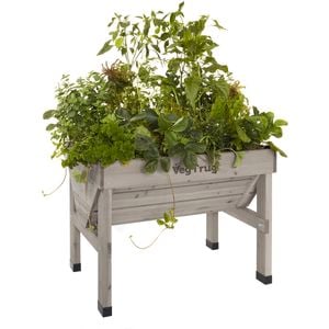 Vegtrug Classic 1m Grey Wash Small Raised Garden Bed