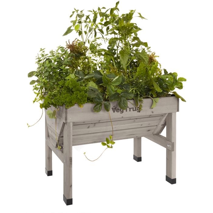 Vegtrug Classic 1m Grey Wash Small Raised Garden Bed