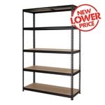 Pinnacle 1830 x 1200 x 410mm 5 Tier Shelving Unit