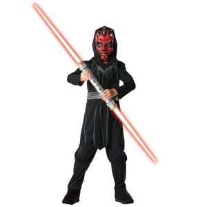 Darth Maul Deluxe Child Halloween Costume with Mask by Star Wars, 6-8 Years