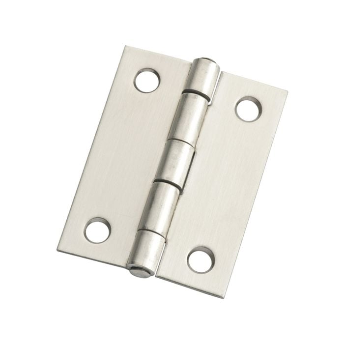 Lane 50 x 40 x 1.2mm Satin Stainless Steel Fixed Pin Butt Hinge - 2 Pack