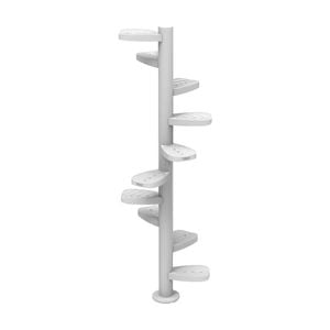 Monkee Tree Cat Climbing Ladder 12 Trunk Starter Pack White