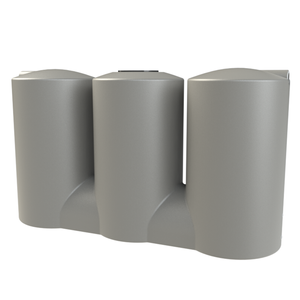 Melro Tanks 3000L Birch Grey Slimline 3007 Squat Poly Water Tank