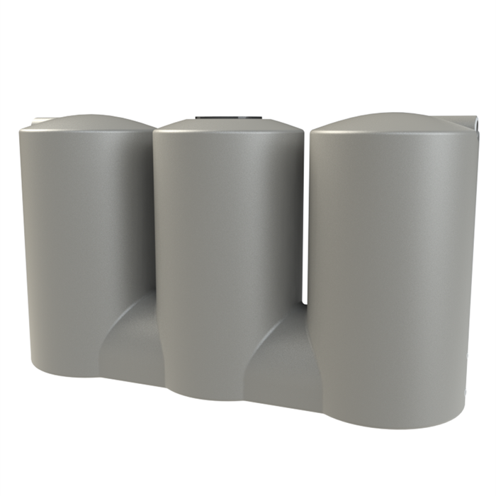 Melro Tanks 3000L Birch Grey Slimline 3007 Squat Poly Water Tank