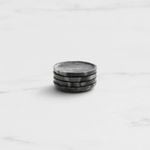 Salisbury & Co Riviera Marble Coaster Set of 4 Black
