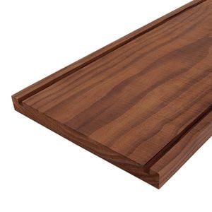 180 x 18mm Random Length Grooved Batten Band Sawn Oil Coated Rad Clears 2 Thermally Modified Timber