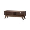 Clancy Entertainment Unit Modern Tv Cabinet Tv Stand 120cm 1 Door Walnut Woodgrain
