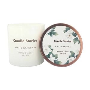 Candle SOY Jar 360g White Gardenia