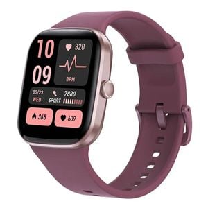 Waterproof Smart Fitness Watch Maroon