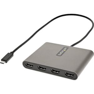 Startech.com Usb C To Quad Hdmi Adapter, Usb-c To 4x Hdmi Monitor Converter For Windows (no Support For Macos/chromeos/linux)