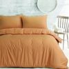 Amson Royale Cotton Latte Super king Quilt Cover Set with four standard pillowcases