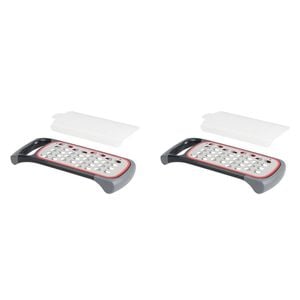 2PK Appetito Stainless Steel 24cm Bowl Grater Home Kitchen Cooking