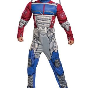 Transformer Optimus Prime Boys Muscle Chest Costume - Large